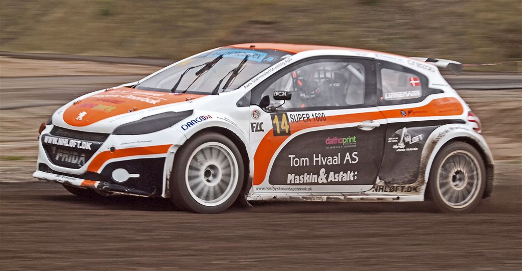 EM-køreren: Ulrik Linnemann hjemkørte en sikker sejr på hjemmebane i FTZ Rally Cross Himmerland.
(Foto: Åge Keseler Kirketerp)